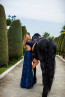 Tarik Ediz 50775 Navy Back Dress