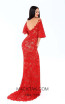 Tarik Ediz 93662 Red Back Dress