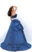 Tarik Ediz 93830 Navy Back Dress