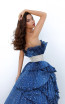 Tarik Ediz 93830 Navy Back Dress