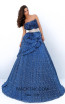 Tarik Ediz 93830 Navy Front Dress