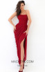 Tarik Ediz 93838 Red Front Dress