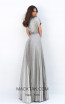 Tarik Ediz 93849 Gunmetal Back Dress
