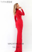 Tarik Ediz 93851 Red Back Evening Dress