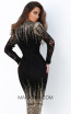 Tarik Ediz 93862 Black Gold Back Dress