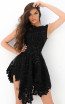 Tarik Ediz 93895 Black Front Dress