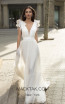 Tarik Ediz 93897 Ivory Front Dress