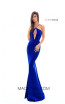 Tarik Ediz 50305 Royal Blue Front Prom Dress