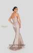 Terani 1911E9095 Champagne Back Evening Dress