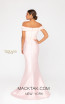 Terani 1911E9104 Blush Back Evening Dress