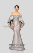 Terani 1911E9110 Taupe Front Evening Dress