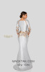 Terani 1911E9142 Bronze Silver Back Evening Dress