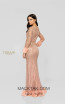 Terani 1911GL9499 Rose Gold Back Pageant Dress