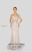 Terani 1911GL9500 Crystal Silver Front Pageant Dress