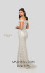 Terani 1911GL9516 Ivory Silver Back Pageant Dress