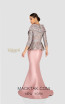 Terani 1911M9322 Rose Gray Back Mother of Bride Dress