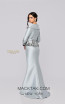 Terani 1911M9323 Silver Gunmetal Back Mother of Bride Dress