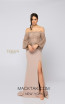 Terani 1911M9328 Mother of Bride Sand Front Dress