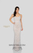 Terani 1912E9176 Dark Silver Front Evening Dress