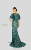 Terani 1912E9177 Emerald Back Evening Dress