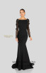 Terani 1912E9179 Black Front Dress