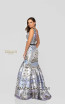 Terani 1912E9182 Lavender Multi Back Evening Dress
