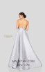 Terani 1912E9202 Silver Back Evening Dress