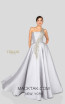 Terani 1912E9202 Silver Front Evening Dress