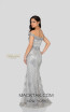 Terani 1912GL9572 Silver Back Pageant Dress