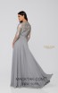 Terani 1912M9346 Silver Silver Back Mother of Bride Dress