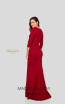 Terani 1912M9354 Mother of Bride Dark Red Back Dress