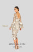 Terani 1913C9065 Champagne Back Cocktail Dress