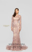 Terani 1913E9271 Champagne Orchid Front Evening Dress