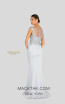 Terani 1913M9398 Silver Back Mother of Bride Dress
