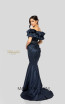 Terani 1913M9411 Navy Back Mother of Bride Dress