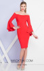 Terani 1721C4005 Red Front Dress