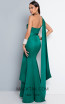Terani 1812E6296X Emerald Back Dress