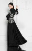 Terani 1812E6323 Black Back Dress