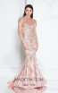 Terani 1812GL6493 Dusty Rose Front Dress