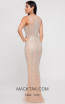 Terani 1812GL6504 Nude Back Dress