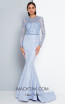 Terani 1813M6701 Sky Blue Front Dress
