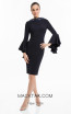 Terani 1821C7005 Black Front Dress