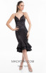 Terani 1821C7013 Black Front Dress