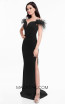 Terani 1821E7103 Black Front Dress