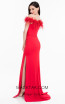 Terani 1821E7103 Red Back Dress