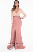 Terani 1821M7581 Blush Rose Front Dress