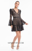 Terani 1822C7046 Black Nude Front Dress