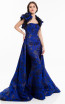 Terani 1822E7265 Royal Blue Front Dress