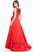 Terani 1822E7273 Red Nude Back Dress