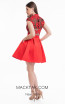 Terani 1822H7872 Red Black Back Dress